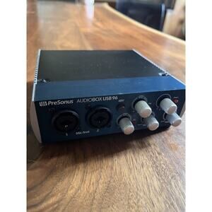 PreSonus AUDIOBOX USB 96‎ 2 Channel Audio Interface Tested Working Studio Gear